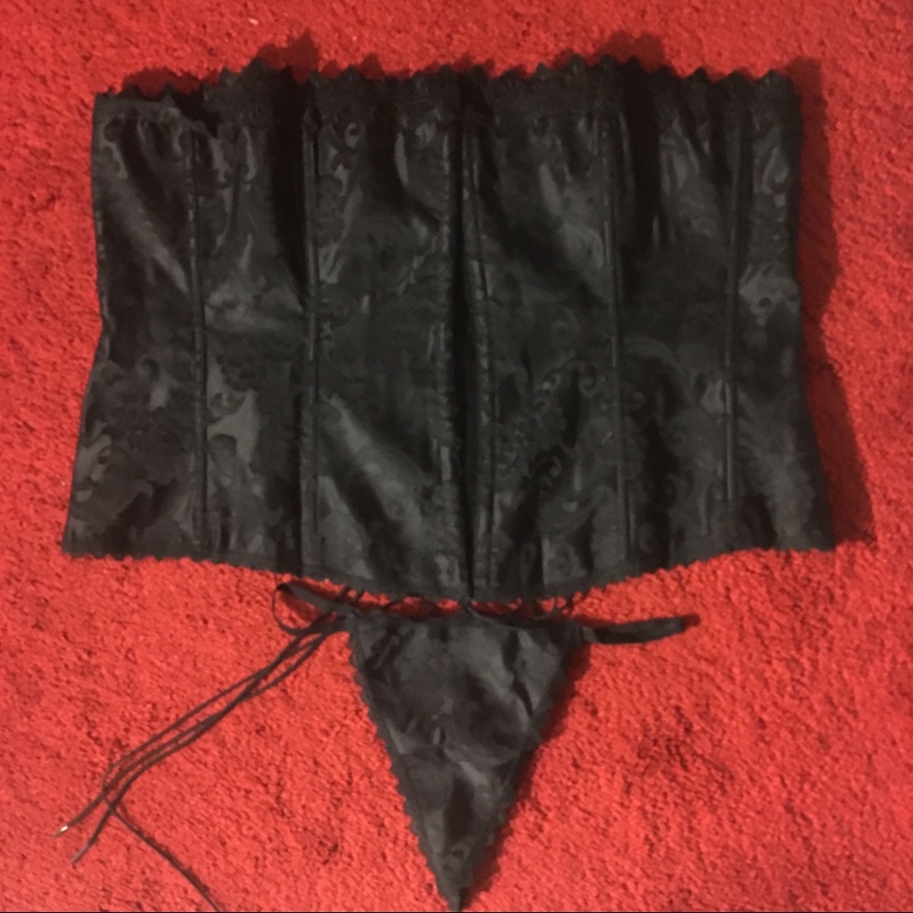 Fredericks Black Corset